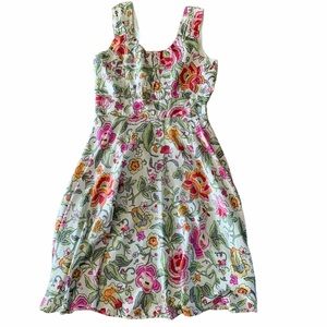 Sundance 100% silk flower dress